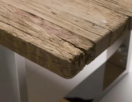 tavolo in legno riciclato