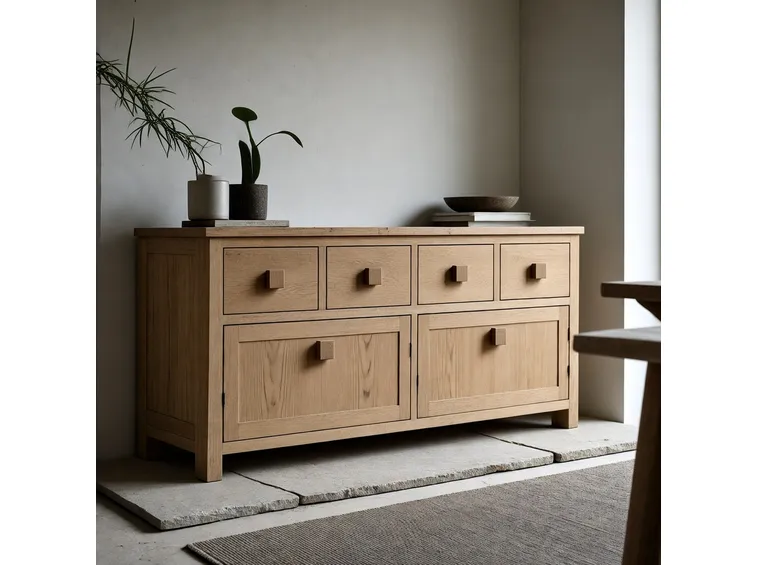 mobile in legno di rovere