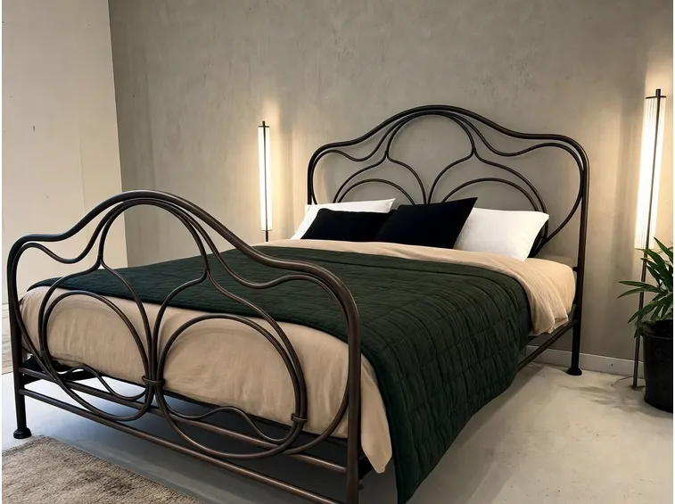 letto in ferro battuto