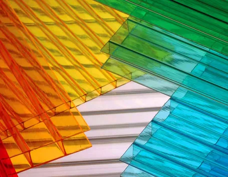 Policarbonato alveolare colorato