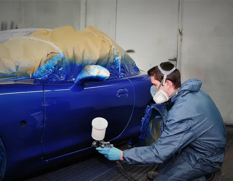 Verniciatura auto da restaurare