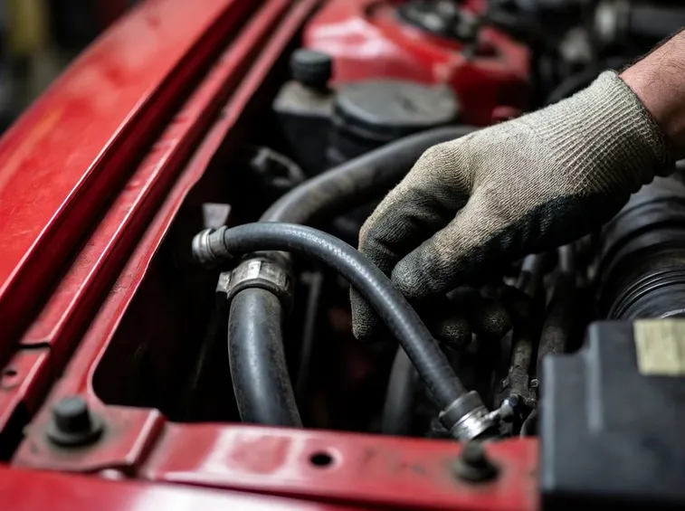 Guanti per lavorare sul motore