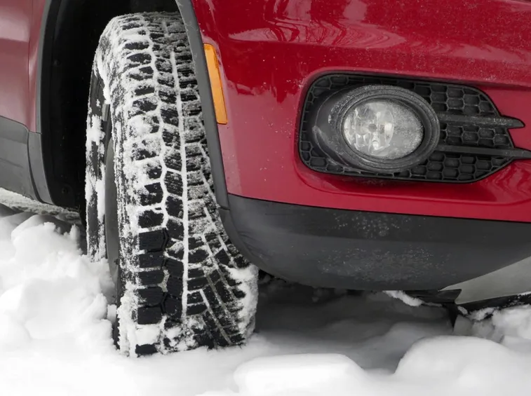 gomma termica con neve