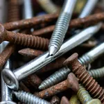 Azione corrosiva della ruggine