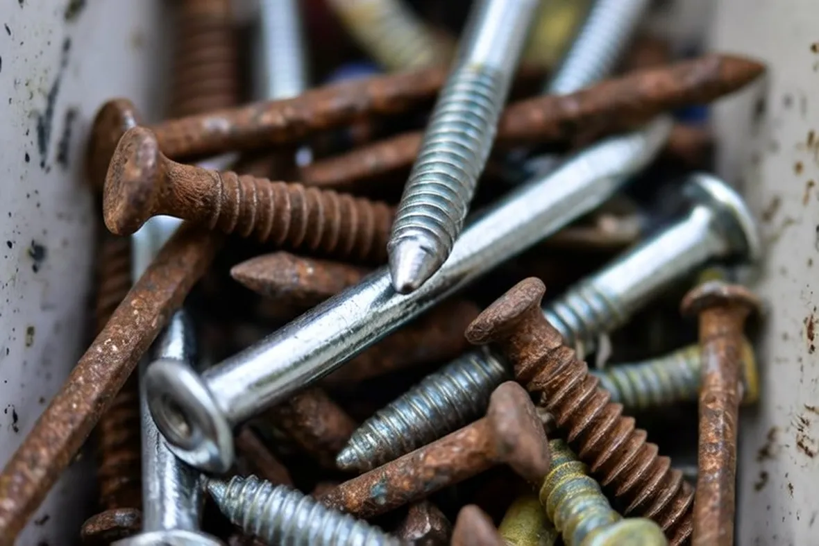 Azione corrosiva della ruggine