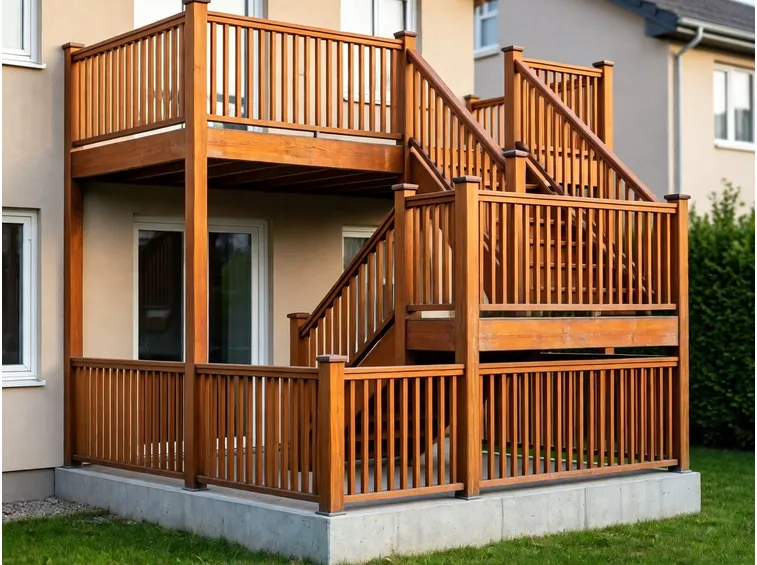 Legno utilizzato all'esterno