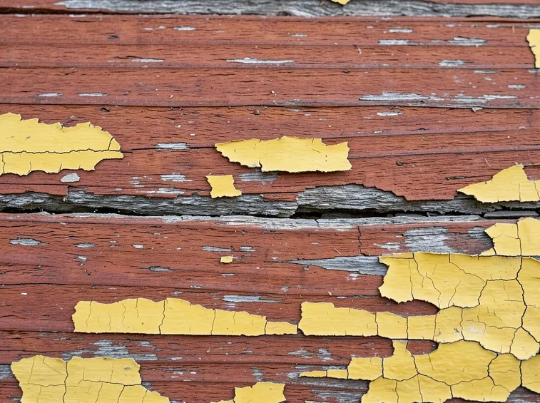 Legno che ha bisogno di manutenzione