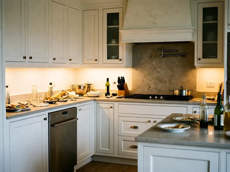 Cucina in disordine