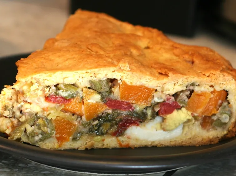 Torta rustica con verdure