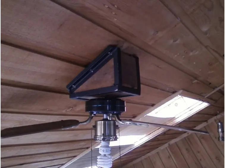 Ventilatore da soffitto in mansarda