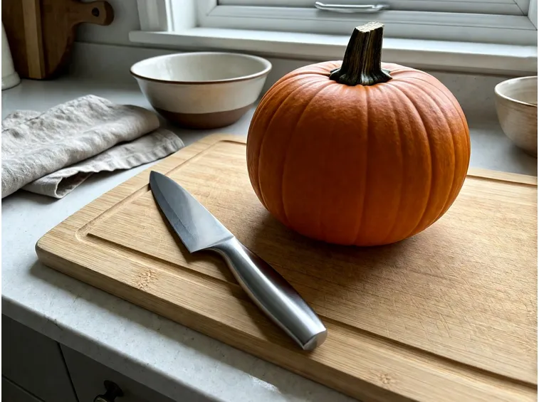Parti da una zucca sana e intagliala all'ultimo momento utile