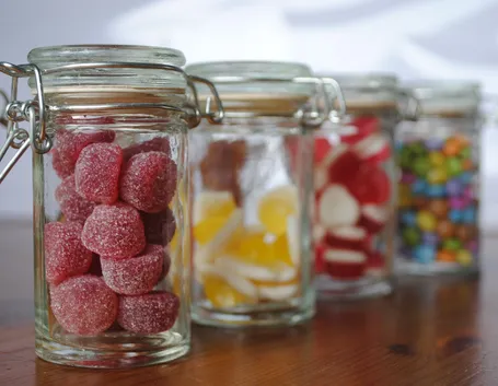 Barattoli vetro caramelle