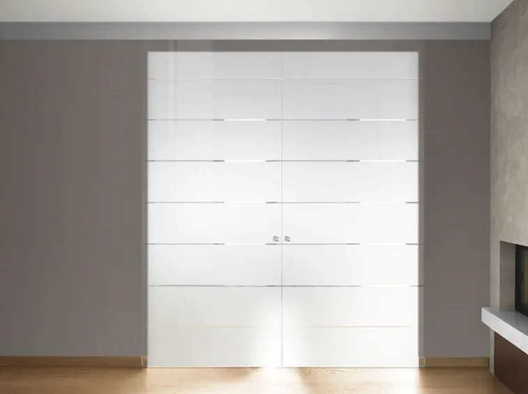 Porta in vetro di design