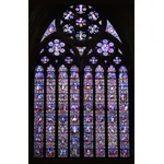 Un esempio di vetrata artistica