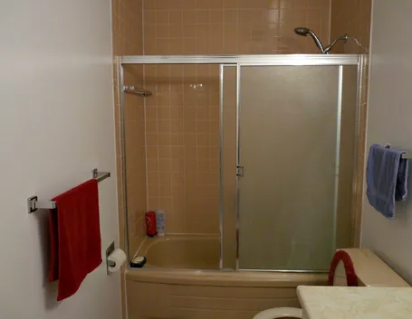 Vetro vasca da bagno con telaio