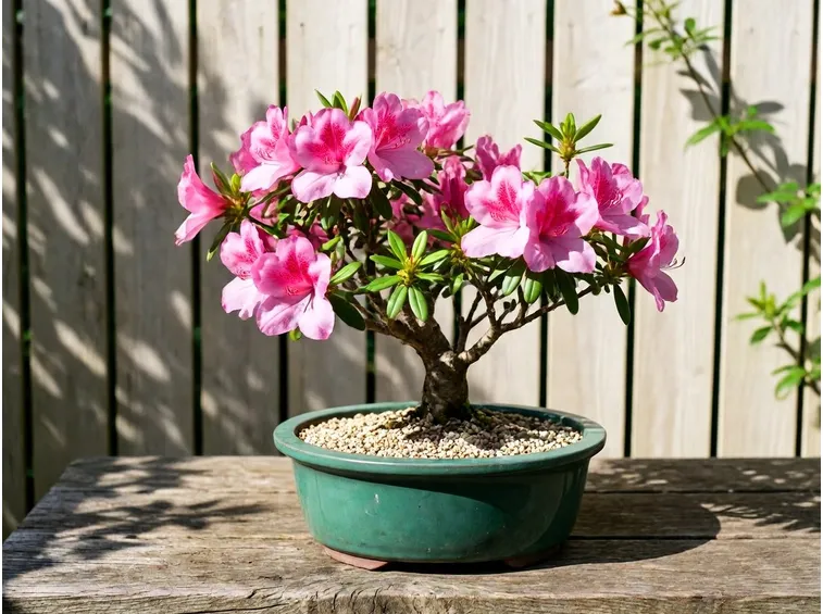 Fiori di Bonsai azalea