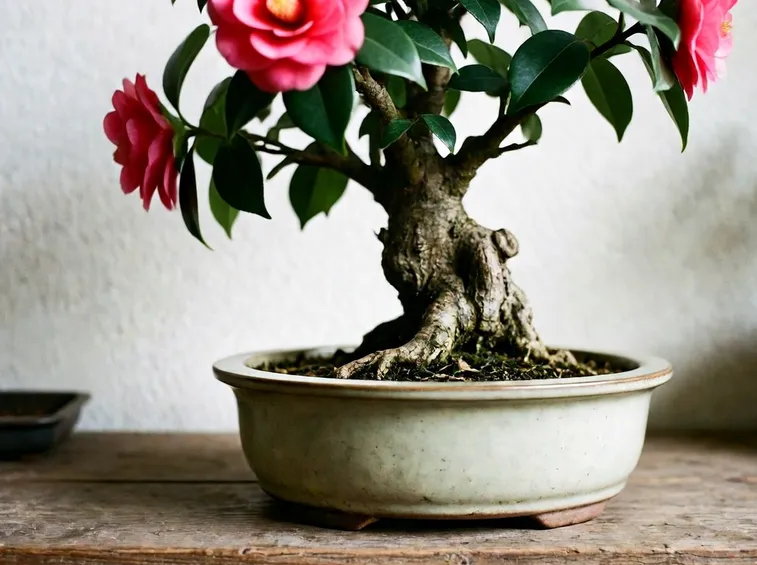 Bonsai di camelia