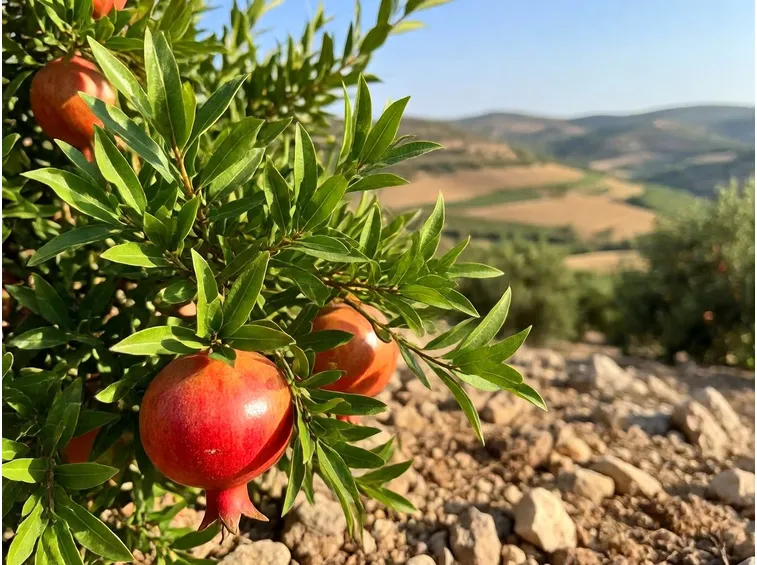 Alberi di Melograno biologici