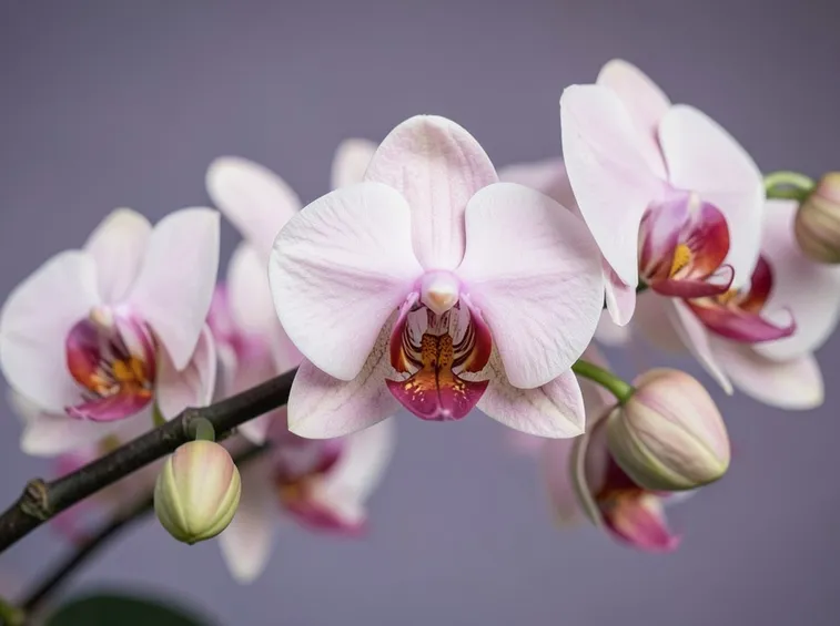 Sezioni botaniche di orchidea