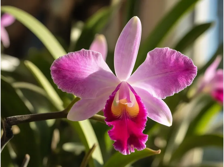 Orchidea Vanda al sole