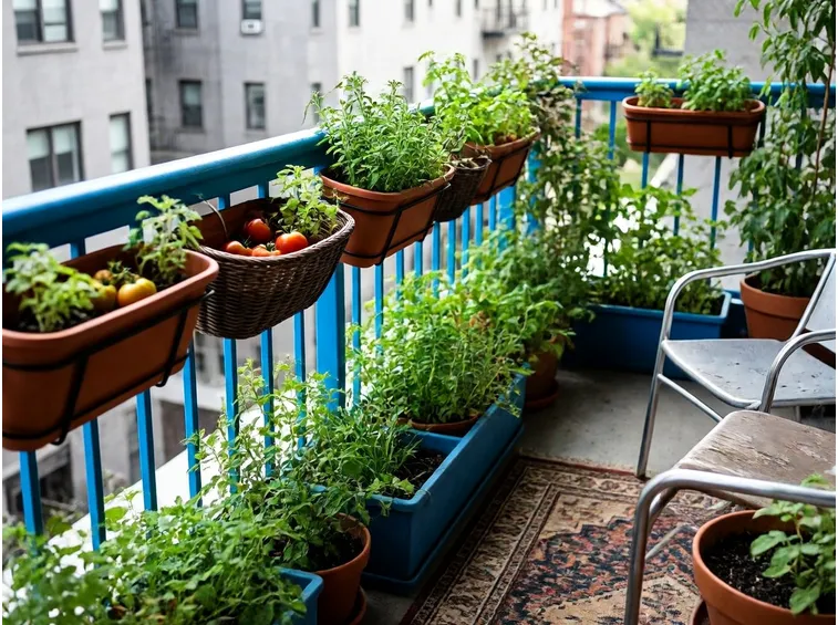 Piccolo orto sul balcone
