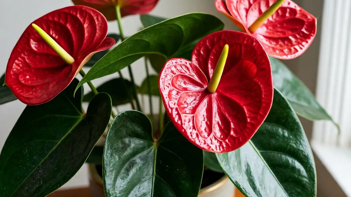 Fiore di Anthurium rosso
