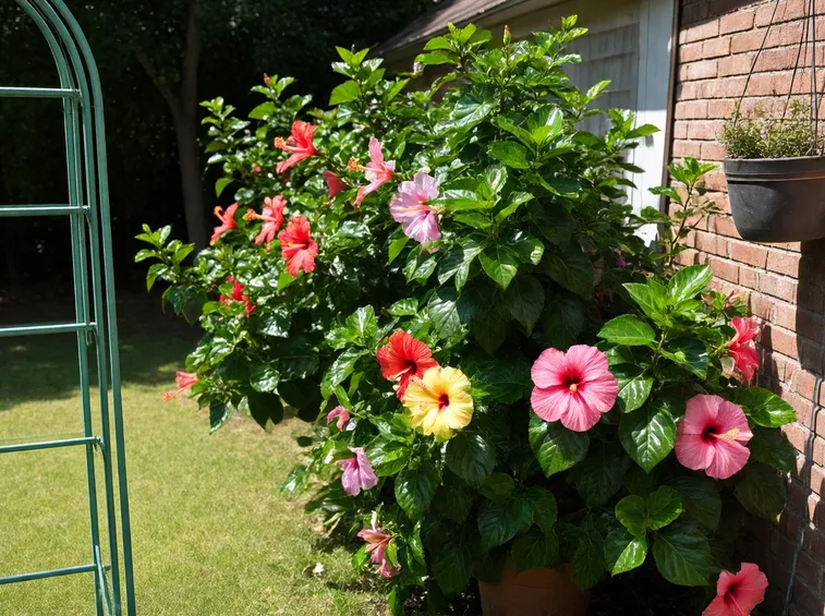 Hibiscus in giardino