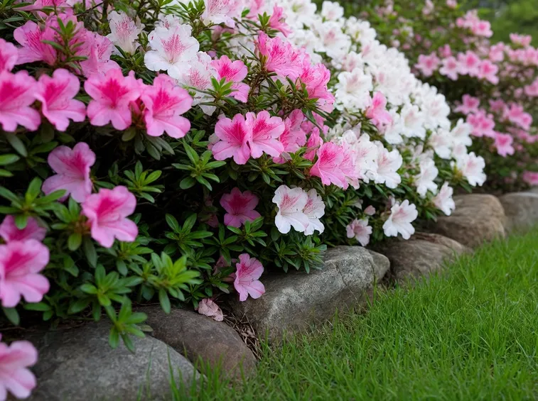 Azalea in fiore