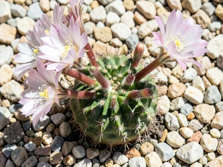 Pianta grassa con fiore