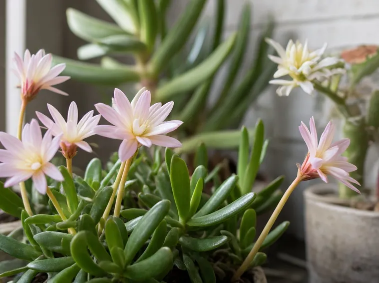 Piante grasse con fiori senza spine