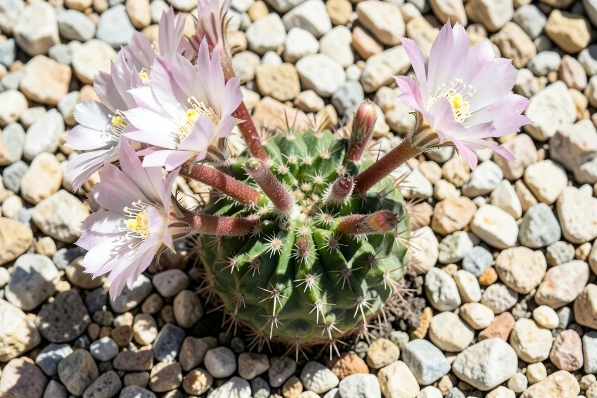 Pianta grassa con fiore
