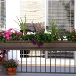 Fioriera balcone legno