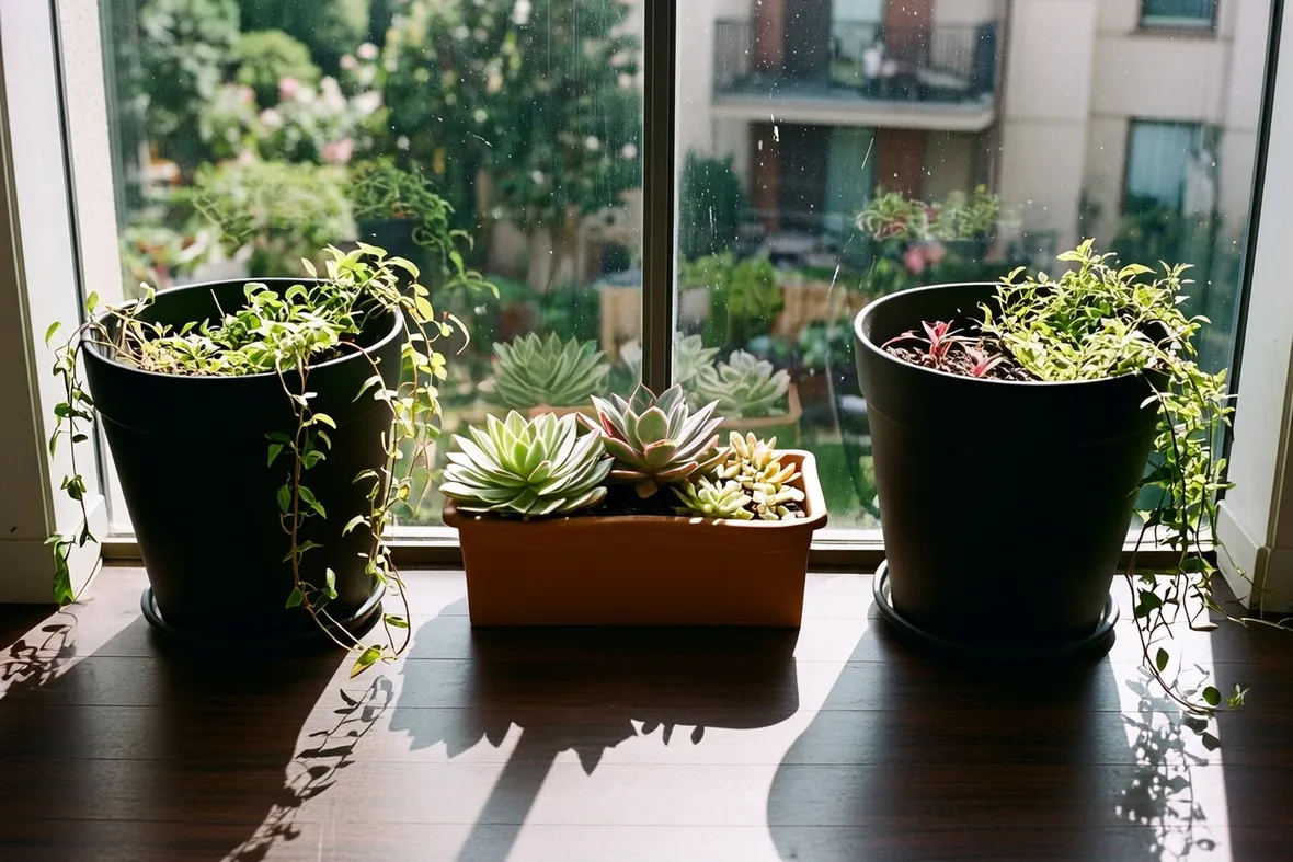 Vasi da balcone colorati