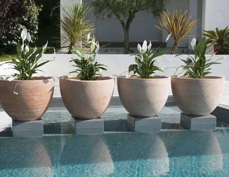 Vaso in resina, per il vostro giardino o piscina