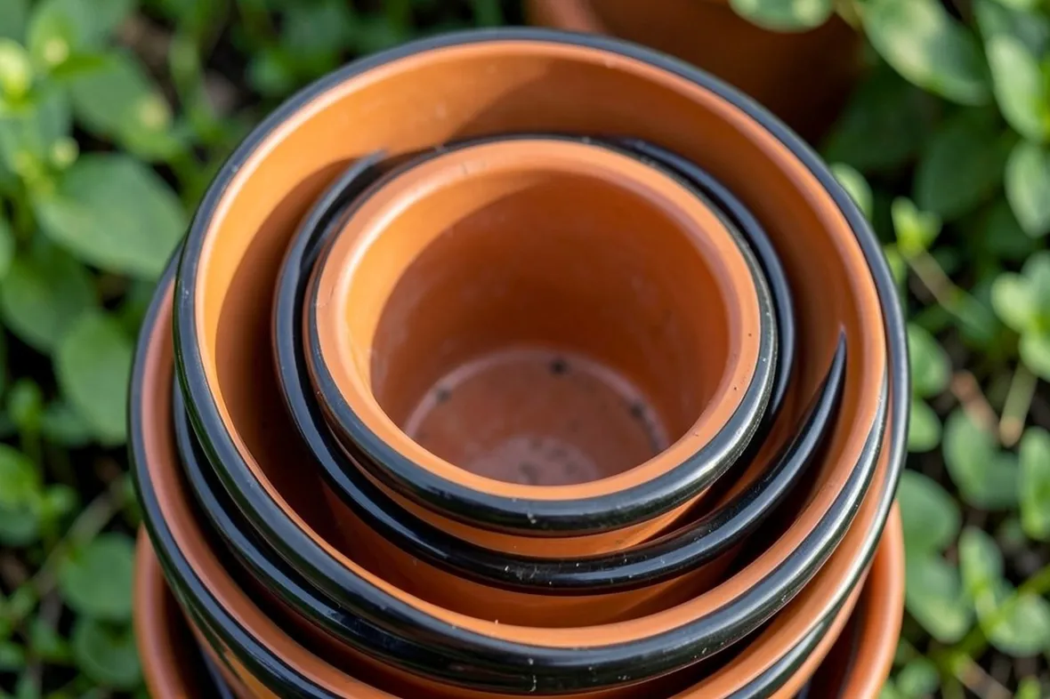 modelli di vasi in plastica