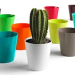 Vasi in plastica per arredare