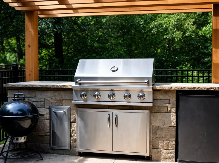 Modello barbecue a gas