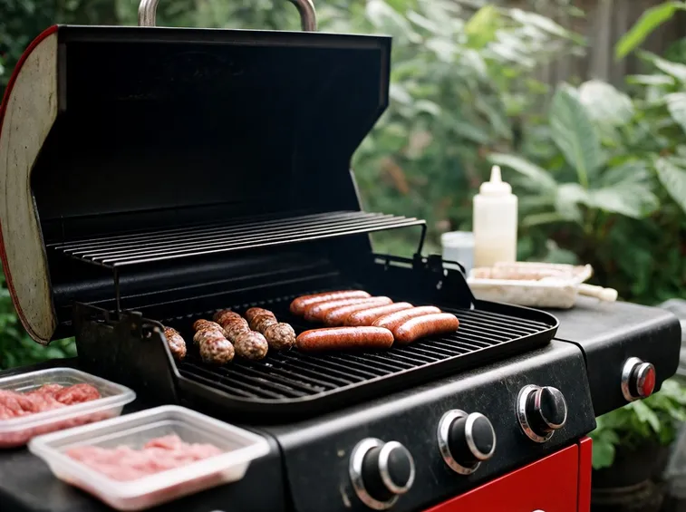 barbecue a gas