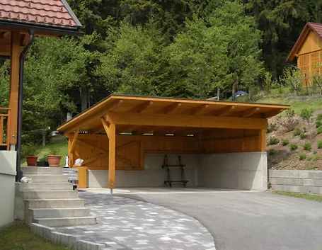 Carport legno