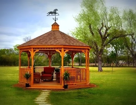 Gazebo in legno da giardino
