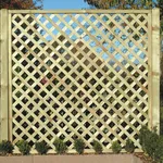 Griglie legno giardino