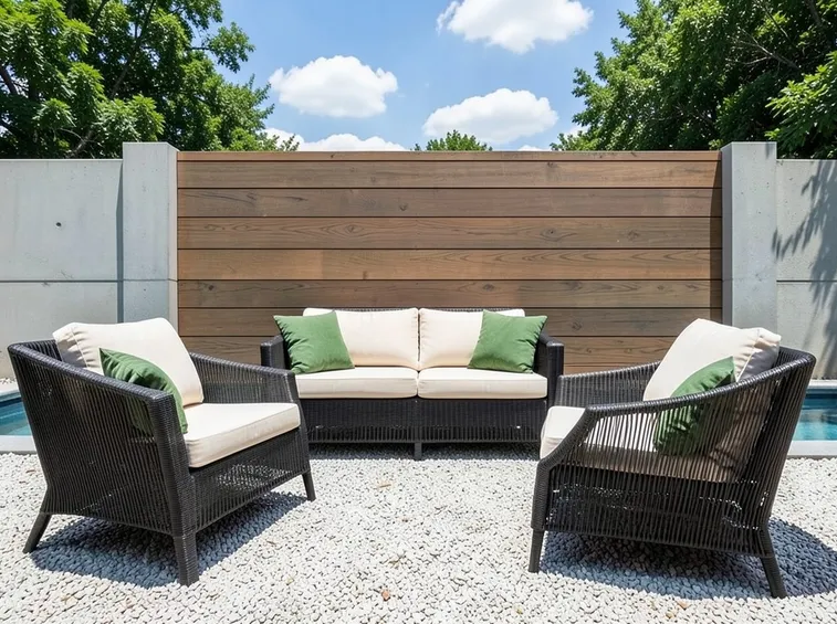 Sedute giardino rattan