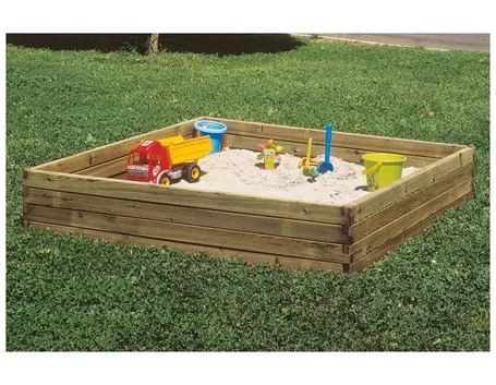 Sabbiera per bambini in legno