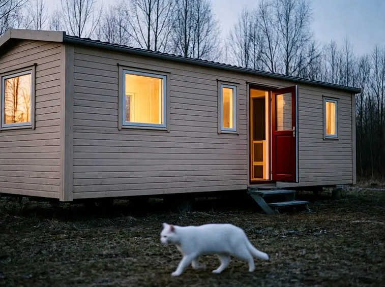 Casa mobile per l'inverno