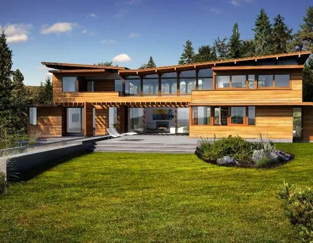 Casa prefabbricata legno