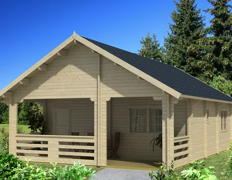 casetta abitabile prefabbricata in legno