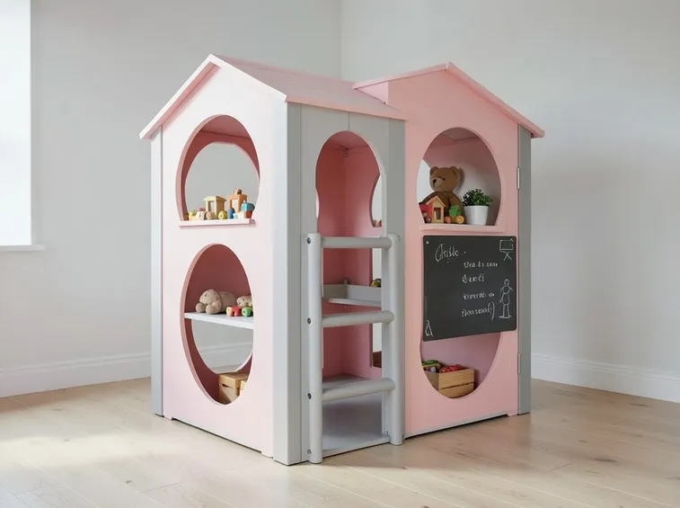 Casetta prefabbricata in legno per bambini