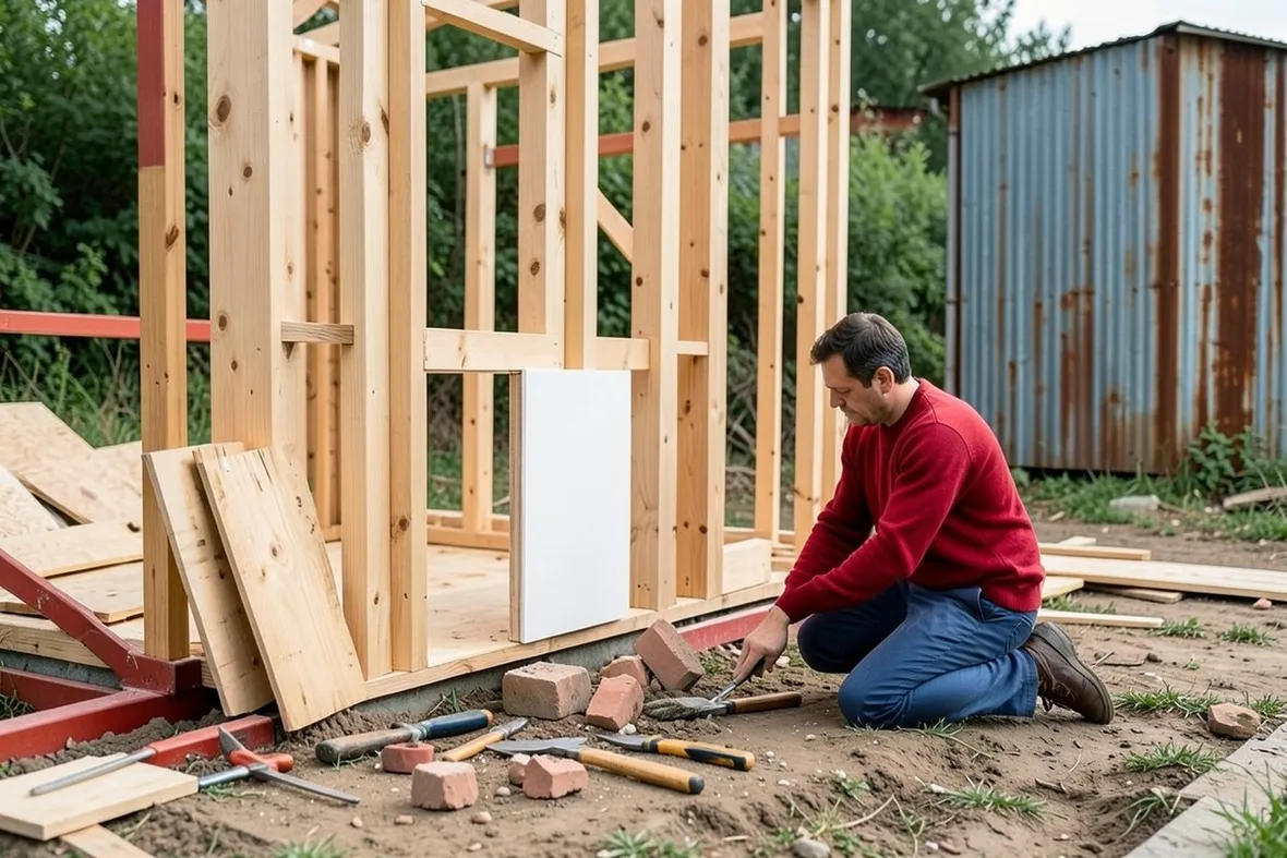 Autoinstallazione casa prefabbricata