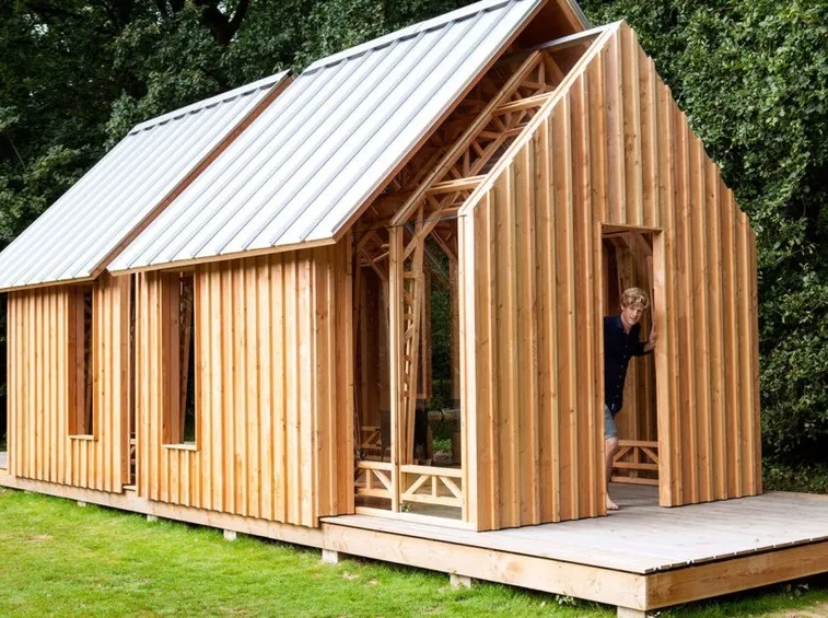 Casetta in legno prefabbricata