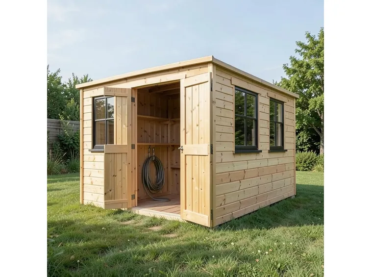 esempio di casetta in legno da giardino